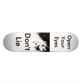 "Niet liegen" Persoonlijk Skateboard