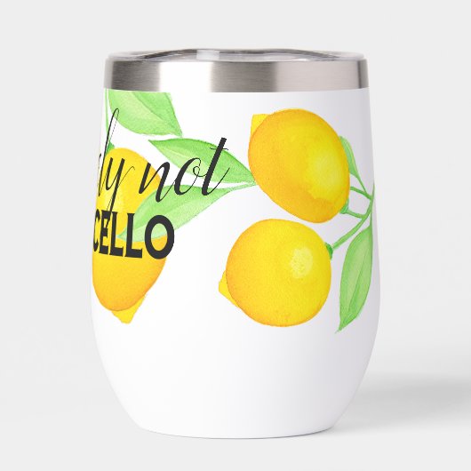Niet Limoncello Stemless Wijn Tumbler (Achterkant)