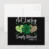 Niet Lucky gewoon geblesseerd Briefkaart (Voorkant / Achterkant)