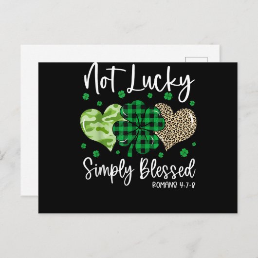 Niet Lucky gewoon geblesseerd Briefkaart (Voorkant / Achterkant)