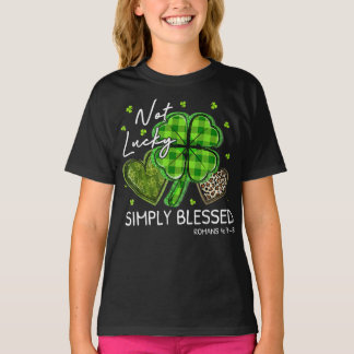 Niet Lucky Gewoon geblesseerd Christelijk Shamrock T-shirt