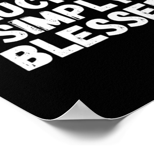 Niet Lucky gewoon geblesseerd Poster (Hoek)