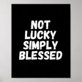 Niet Lucky gewoon geblesseerd Poster (Voorkant)