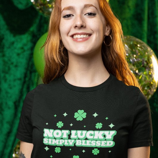 Niet Lucky gewoon geblesseerd St. Patrick's Day T-shirt