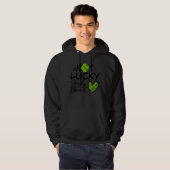 Niet Lucky gewoon geblesseerd St Patricku2019s Dag Hoodie (Voorkant volledig)