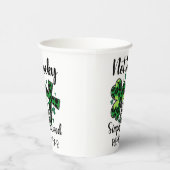 Niet Lucky, gewoon gebufferd Papieren Bekers (Rechts)