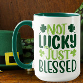 Niet Lucky, gewoon gebufferd St Patrick's Day Mok