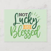 Niet Lucky Net geblesseerd Saint Patrick's Day Sai Briefkaart (Voorkant)