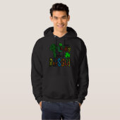 Niet Lucky Net geblesseerd, St Patrick's Day Chris Hoodie (Voorkant volledig)