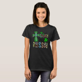 Niet Lucky Net geblesseerd St Patrick's Day Christ T-shirt (Voorkant volledig)