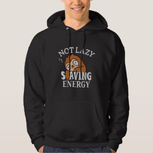 Niet lui, energiebesparing hoodie