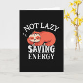 Niet lui, energiebesparing kaart (Gele Bloem)