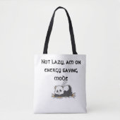 Niet lui tote bag (Voorkant)