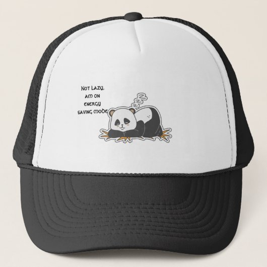 Niet lui trucker pet (Voorkant)