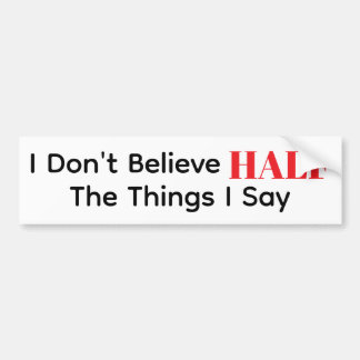 Niet Luisteren Bumpersticker