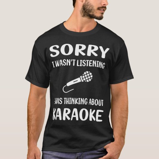 Niet luisteren Karaoke T-shirt (Voorkant)