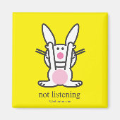 Niet luisteren magneet (Voorkant)