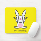 Niet luisteren muismat (Met muis)