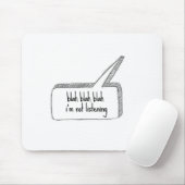 Niet luisteren muismat (Met muis)