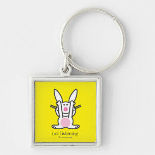 Niet luisteren sleutelhanger