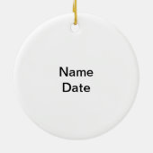 Niet Mad, ik heb een moo-stoornis. Keramisch Ornament (Achterkant)