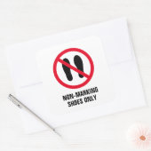 Niet-markeerschoenen alleen verboden teken sticker (Envelop)