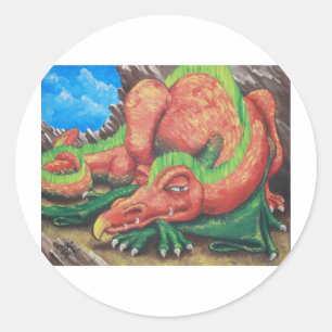 Niet medailleren in de Aangelegenheden van Dragons Ronde Sticker
