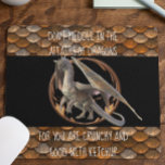 Niet medailleren in zaken van Dragons Funny Muismat<br><div class="desc">Dit ontwerp is gemaakt met behulp van digitale kunst. Het kan in het gebied worden aangepast door de klik aan te passen en de naam, initialen of woorden aan te passen. U kunt de tekstkleur en de stijl ook veranderen of de tekst voor een slechts ontwerp van het afbeelding schrappen....</div>