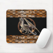 Niet medailleren in zaken van Dragons Funny Muismat (Met muis)