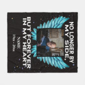 Niet meer aan mijn kant, gedenkfoto-keepslag fleece deken (Voorkant (Horizontaal))