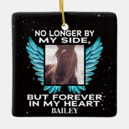 Niet meer aan mijn kant, Pet Memorial - Aangepaste Keramisch Ornament