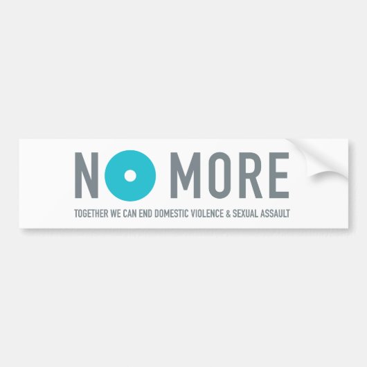 NIET MEER Bumpersticker (Voorkant)