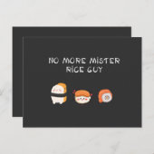 niet meer dan een rijstman met een grappige postka briefkaart (Voorkant / Achterkant)