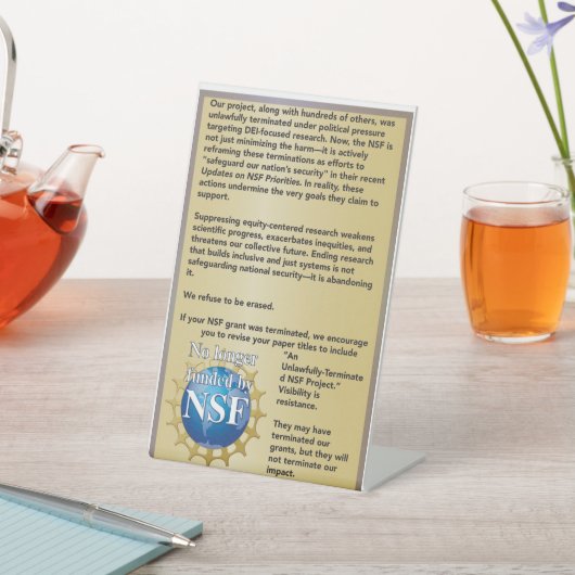 Niet meer gefinancierd reclamebord met voetstuk (Insitu)