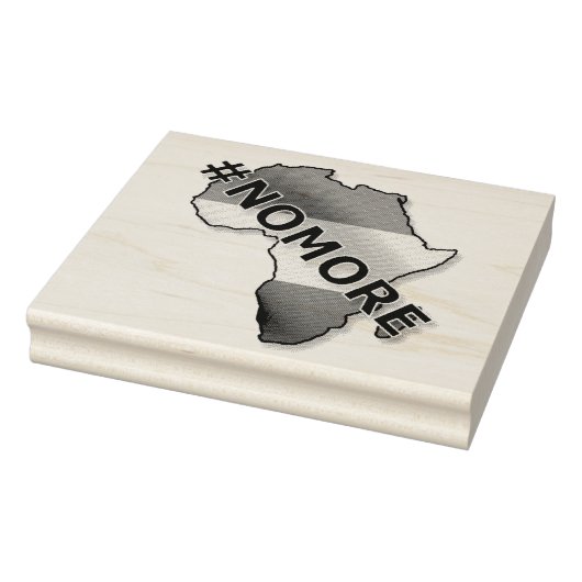 Niet meer! Hou je handen van Ethiopië af! Rubberstempel (Stempel)