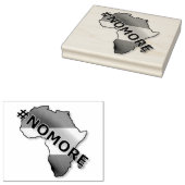 Niet meer! Hou je handen van Ethiopië af! Rubberstempel (Gestempeld)