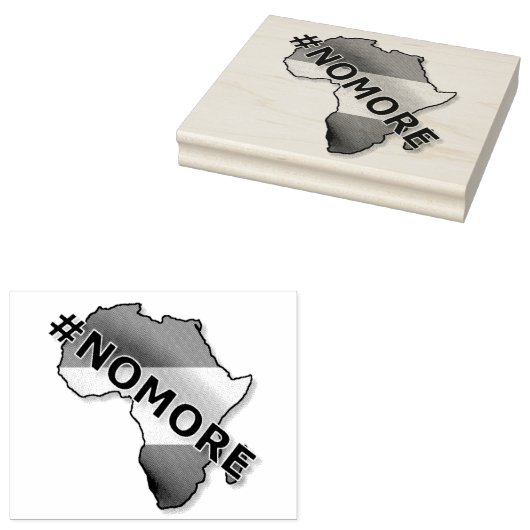 Niet meer! Hou je handen van Ethiopië af! Rubberstempel (Gestempeld)