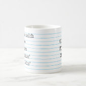 Niet meer inkin’ Thinkin" | Positieve bevestiging Koffiemok (Center)