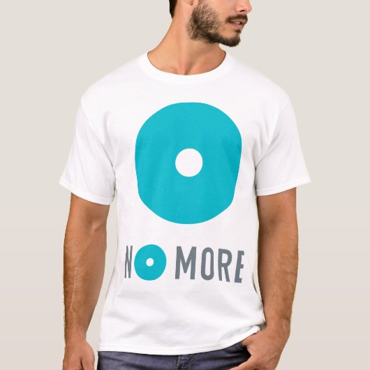 NIET MEER Mannen/Unisex-T-shirt T-shirt (Voorkant)