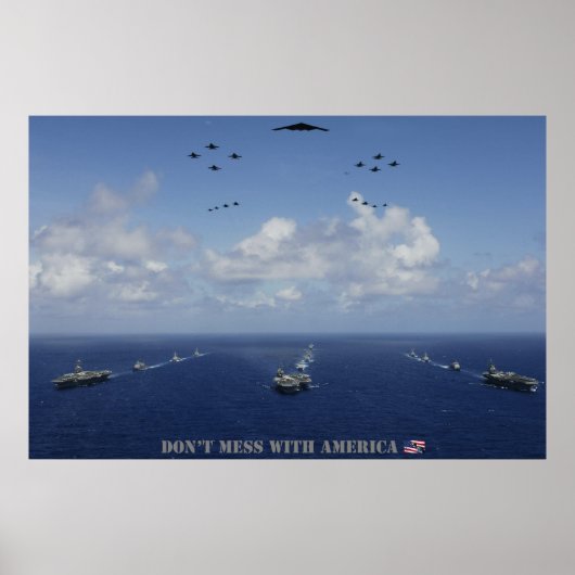 NIET MEER MET AMERIKA-Poster Poster (Voorkant)