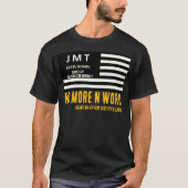 NIET MEER N WORD Basic Donker T-shirt (Voorkant)