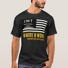 NIET MEER N WORD Basic Donker T-shirt