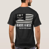 NIET MEER N WORD Basic Donker T-shirt (Achterkant)