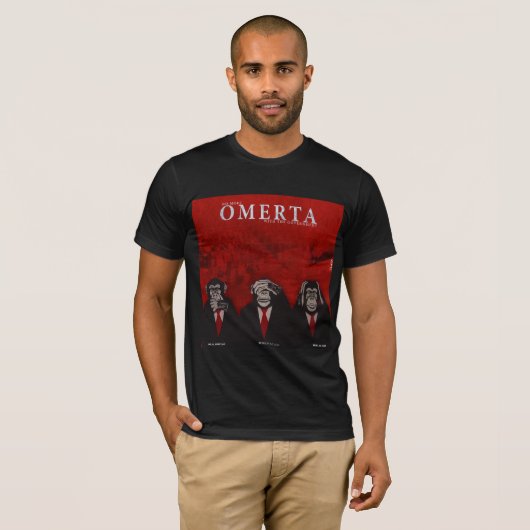 NIET MEER OMERTA MET DE REGERING T-SHIRT (Voorkant volledig)
