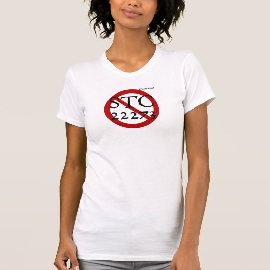niet meer shirt STC 2273 (Voorkant)