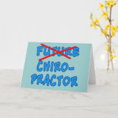 Niet meer Toekomstige CHIROPRACTICUS Kaart (Gele Bloem)