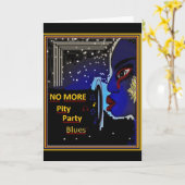 NIET MEER WENSKAART van de Blauw van de Partij van Kaart (Gele Bloem)