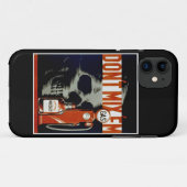  "Niet mengen" iPhone case (Achterkant (horizontaal))