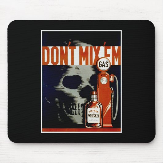 "Niet mengen" mousepad Muismat (Voorkant)