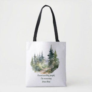 Niet Mensen Vermijden Die Ik Van Ze Herstel Tote Bag